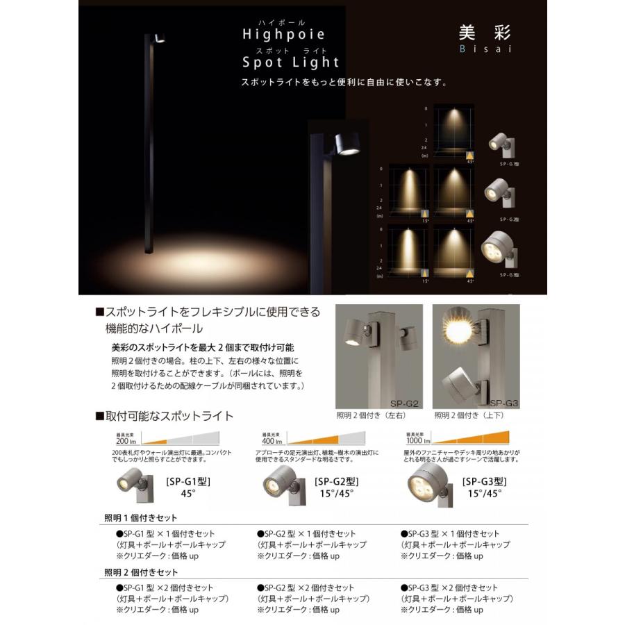 無料☆特典対象】 LIXIL リクシル 12V照明 美彩 ハイポール スポット