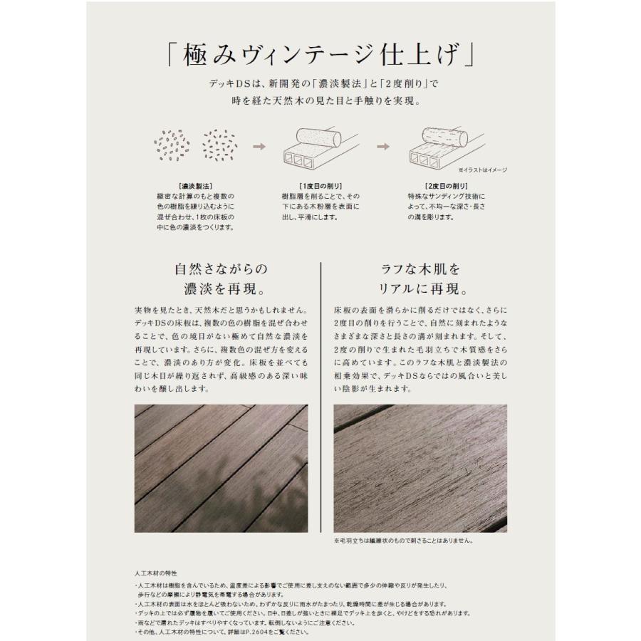 【無料★特典対象】 ウッドデッキ LIXIL リクシル TOEX デッキDS 片勝ち納まり 束柱A仕様 標準束柱(固定式 最大H550) 5.0間×5尺 間口8870mm×奥行15