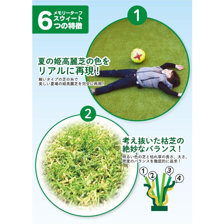 部品】 高品質 形状記憶 人工芝 ユニオンビズ メモリーターフ 