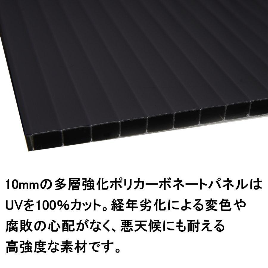 【無料★特典対象】 物置 収納庫 パルラム社（Palram） カノピア（Canopia） ルビコン（Rubicon） 6×10 幅185cm×奥行303cm 組立式 小屋 多機能 耐久_3