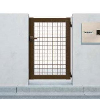 形材門扉 YKK YKKap シンプレオ門扉M1型 片開き・門柱セット 右 形材門扉 YKK YKKap シンプレオ門扉M1型 片開き・門柱セット 右