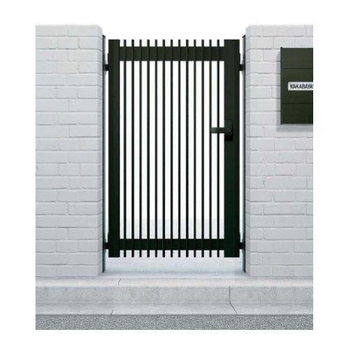 形材門扉 YKK YKKap シンプレオ門扉T1型 片開き・門柱セット 左 形材門扉 YKK YKKap シンプレオ門扉T1型 片開き・門柱セット 左