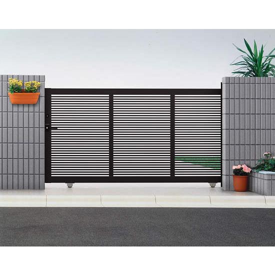 伸縮ゲート Ykkap Ykk エクスライン引戸1型 H12 片引き アルミカラー 25 12s 開口幅2140 引戸幅2500 Yk06 11 085 Diy エクステリアg Style 通販 Yahoo ショッピング