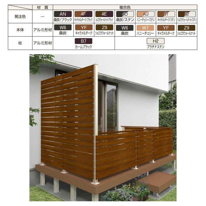 【部品】   YKK YKKap   ルシアス ハイパーティション用 デッキフェンス連結角柱セット  ベースプレート施工   間仕切柱施工   T190   ガーデン DIY 塀 壁 囲の画像