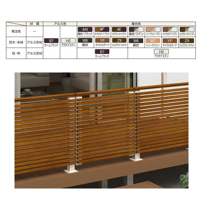 部品】 YKK YKKap ルシアス デッキ門扉用柱(2本で1組) （吊元用）端柱+