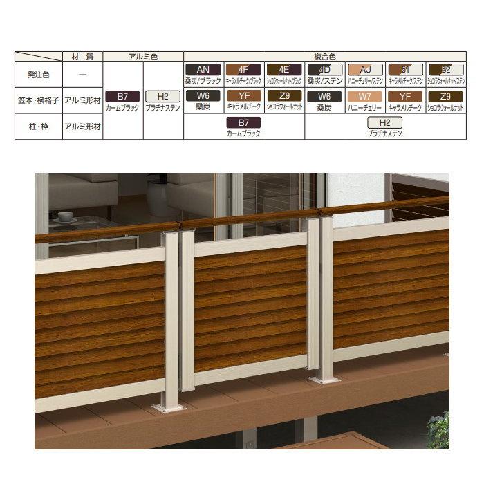 部品】 YKK YKKap ルシアス デッキ門扉用柱(2本で1組) （吊元用）端柱+