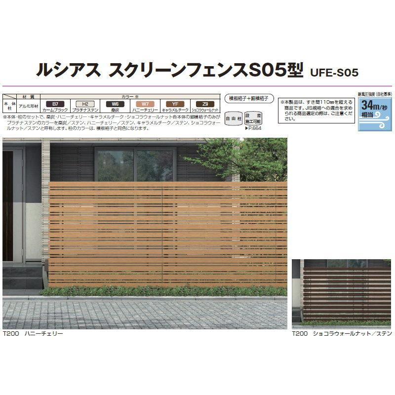 【部品】 スクリーンフェンス   YKK YKKap  ルシアス スクリーンフェンス S05型オプション   切詰用部品 たて骨ユニット   アルミカラー   T160   形材フェン_4