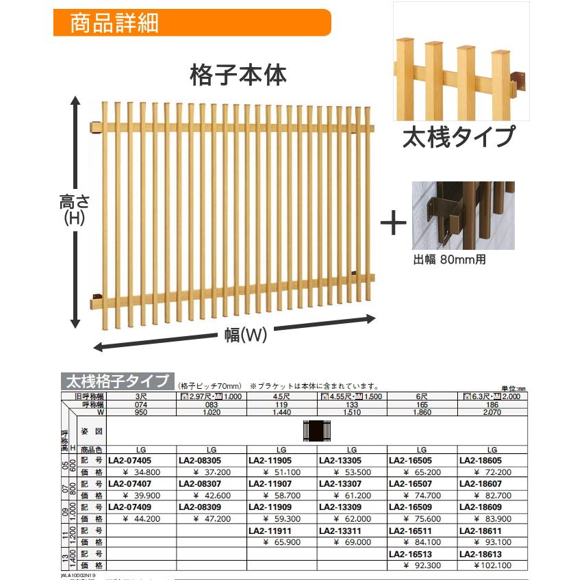 【部品】 面格子   YKK YKKap  ひのき調面格子 壁付タイプ用   厚壁用ねじセット 10本入   径5 長さ90ｍｍ   AHY-BE3-10｜ex-gstyle｜03