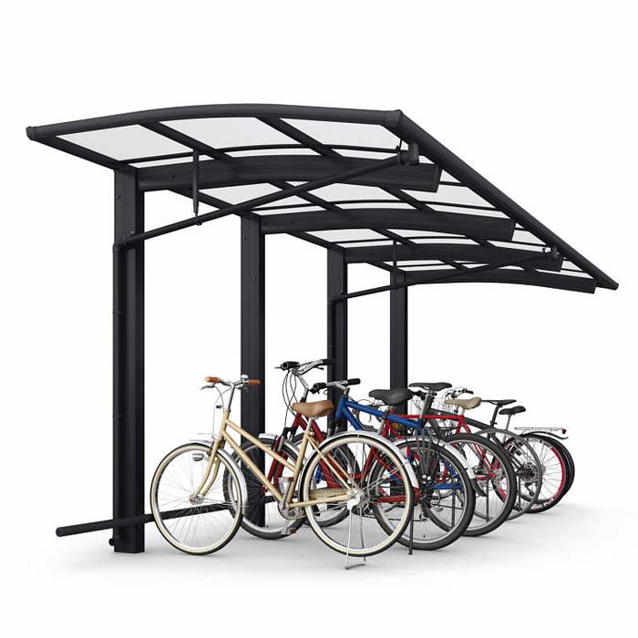 サイクルポート Ykk 自転車置き場 Ykkap アリュースre 物置 車庫 ミニ 600タイプ 12台用 たて2連棟セット J51 22 21 12台用 ハイルーフ H24 70mm 2113mm アルミ色 アルミ板 自転車 Yk17 24 975 Diy エクステリアg Style 通販正規品