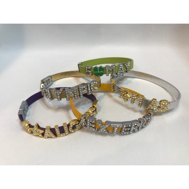 チャーム アクセサリー キラキラ 猫首輪にも 選べる色文字チャーム