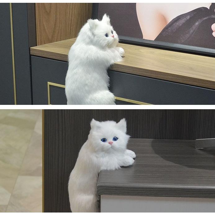 猫 リアルぬいぐるみ 置物 リアルねこ 本物そっくり プレゼント