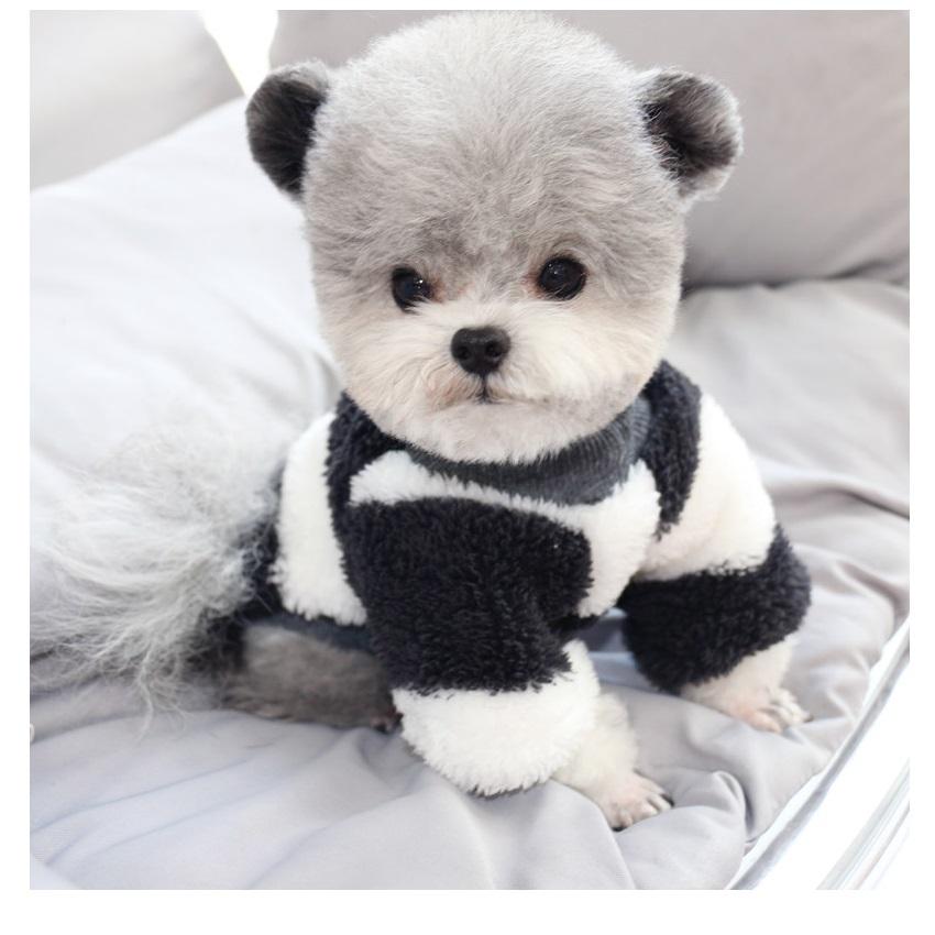 ❣️犬服 もこもこパーカー ペット用品 服 ふわふわ Mサイズ dショッピング |【当社オリジナル】もこもこ 犬服 秋 冬