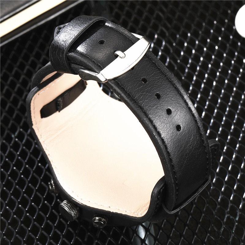 腕時計レザー ベルト メンズ 格好いい 腕細い カジュアル ビジネス 大盤面 使い込む程味が出る Ktevi 3 庭家niwaya ヤフー店 通販 Yahoo ショッピング