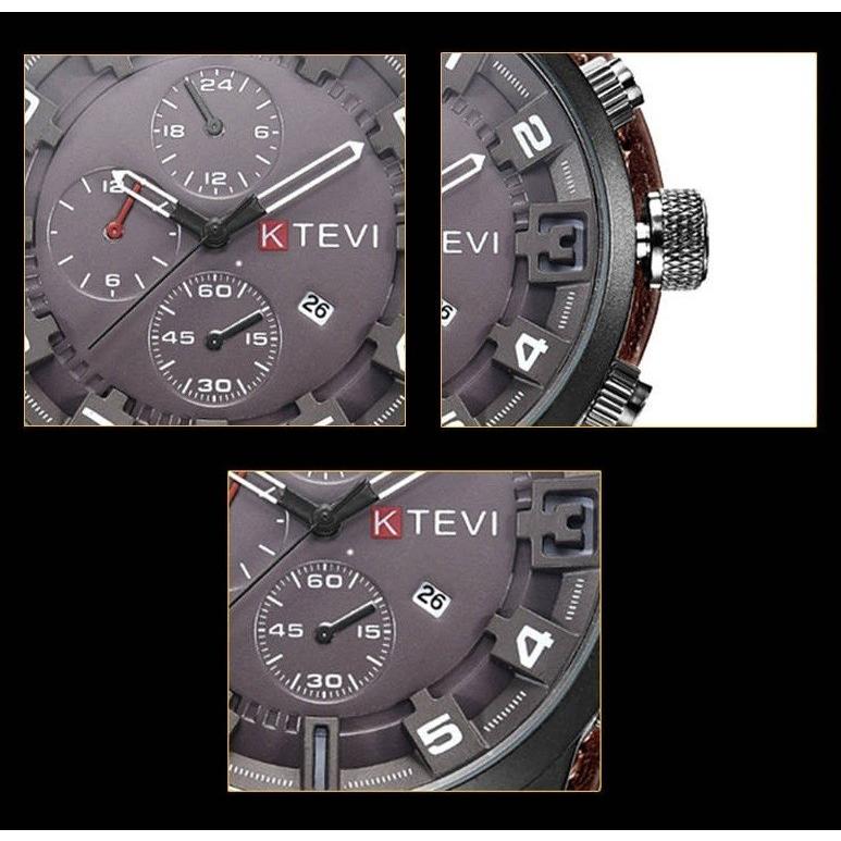 腕時計レザー ベルト メンズ 格好いい 腕細い カジュアル ビジネス 大盤面 使い込む程味が出る Ktevi 3 庭家niwaya ヤフー店 通販 Yahoo ショッピング