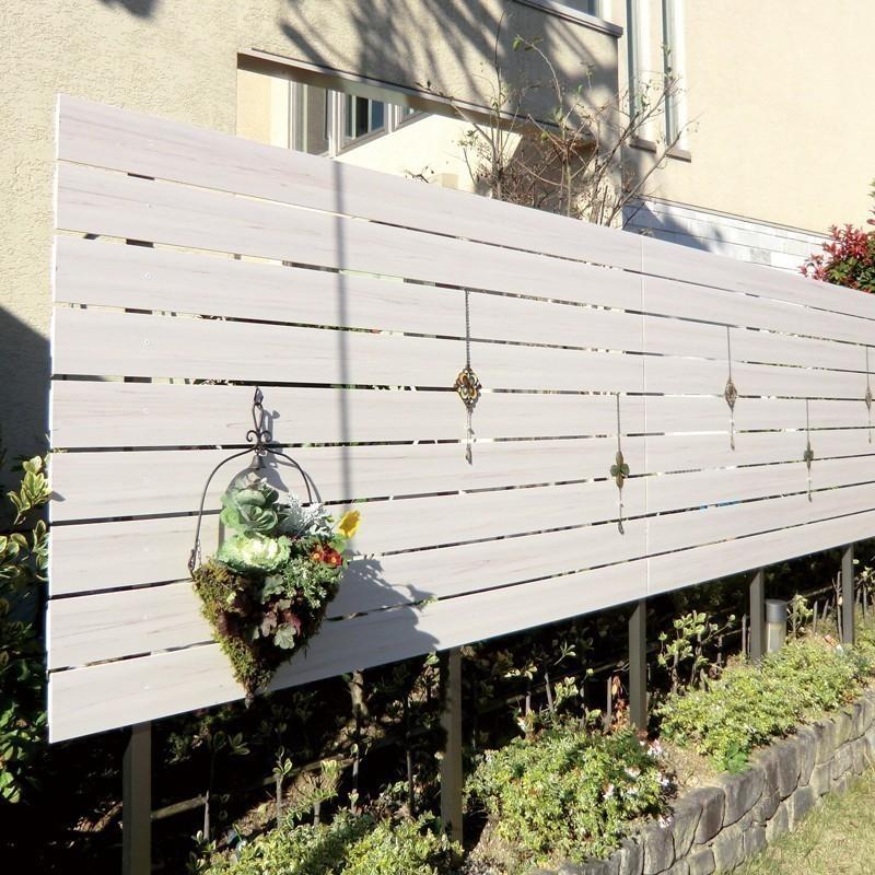 木目フェンス カラー支柱樹脂キャップ（単品部材）木樹脂フェンス 50角