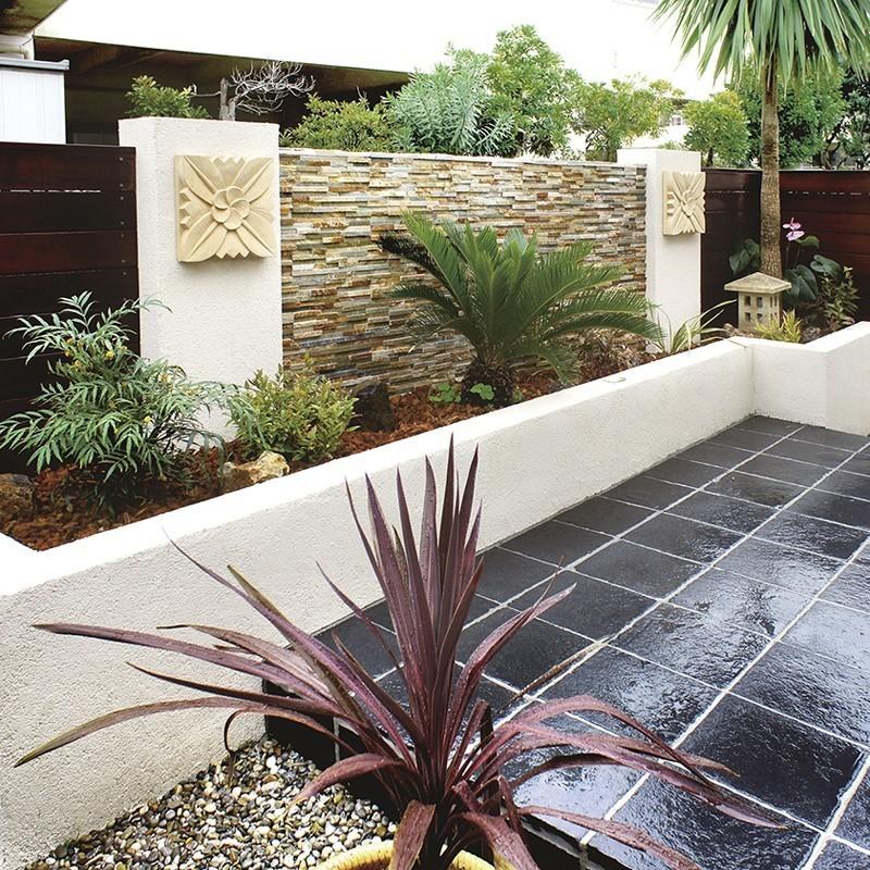 ブロック デザインブロック 壁材 お庭や花壇テラス 玄関門柱 ストーンレリーフ Ow1010 庭家niwaya ヤフー店 通販 Yahoo ショッピング