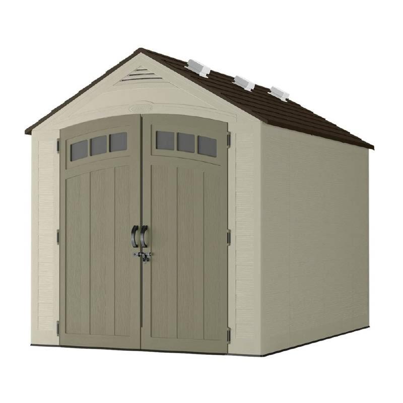 倉庫 ガレージ 物置小屋 スモールハウス 耐久性に優れた樹脂性の屋外収納ガレージ バイクガレージ 物置 組立式 To3 Bms8002 物置 組立式 幅2235 奥行3080 高さ24mm