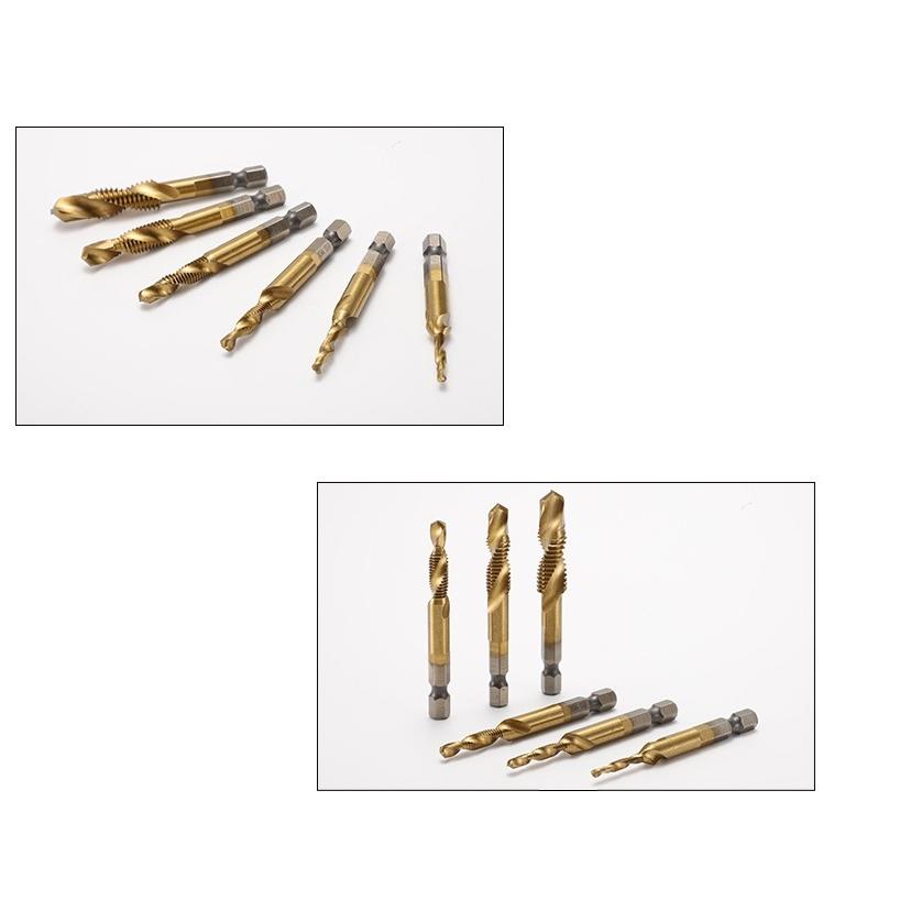 ドリルタップ M3〜M10 HSS鋼 六角軸 6種類 工具 HSS6542 穴あけ ネジ切りM3 M4 M5 M6 M10|ex-niwaya|03