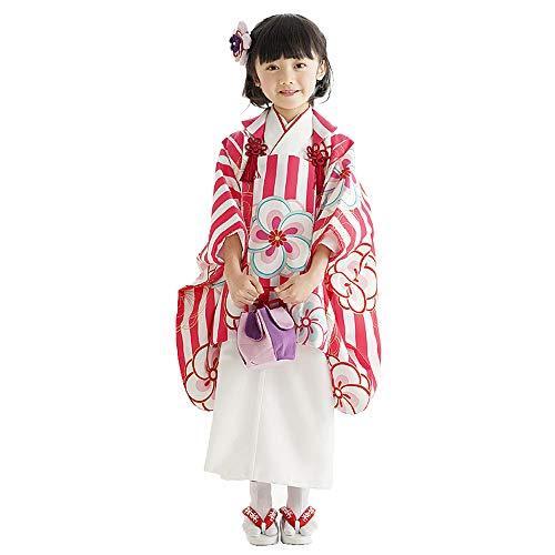 売り販促品 七五三 着物 3歳 販売 三歳 女の子 心梅 こうめ ピンク縞 レトロ 古典 可愛い オシャレ 子供 753 キッズ き 在庫処分セール Lcgroup Pe