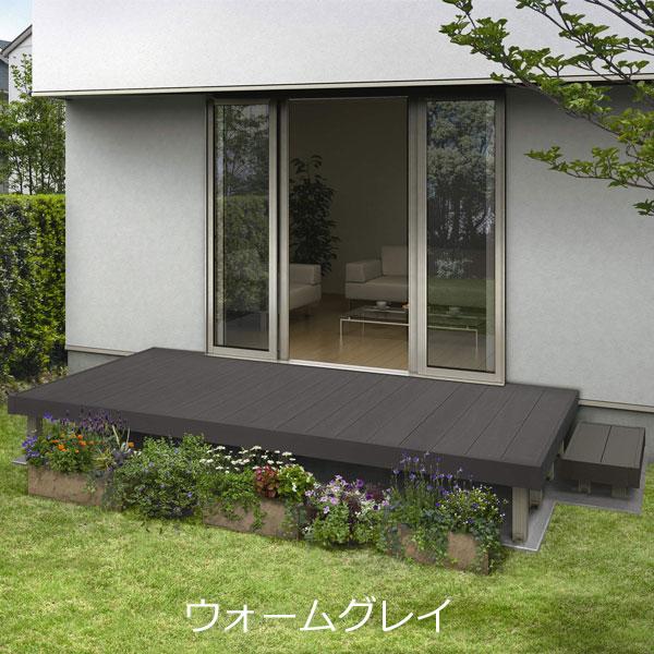 ウッドデッキ 人工木 リウッドデッキS 間口1.5間×出幅5尺 デッキのみ 束柱Uタイプ 基本工事費込み YKK AP 人工木デッキ 後付け 工事付 おしゃれ リフォーム_3