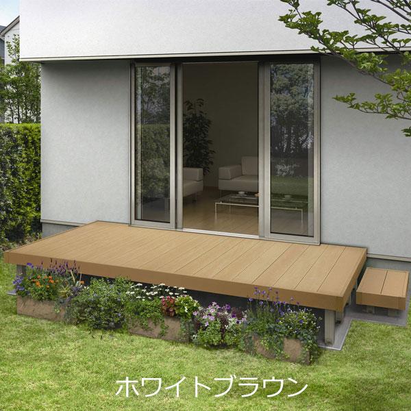 ウッドデッキ 人工木 リウッドデッキS 間口1.5間×出幅5尺 デッキのみ 束柱Uタイプ 基本工事費込み YKK AP 人工木デッキ 後付け 工事付 おしゃれ リフォーム_4
