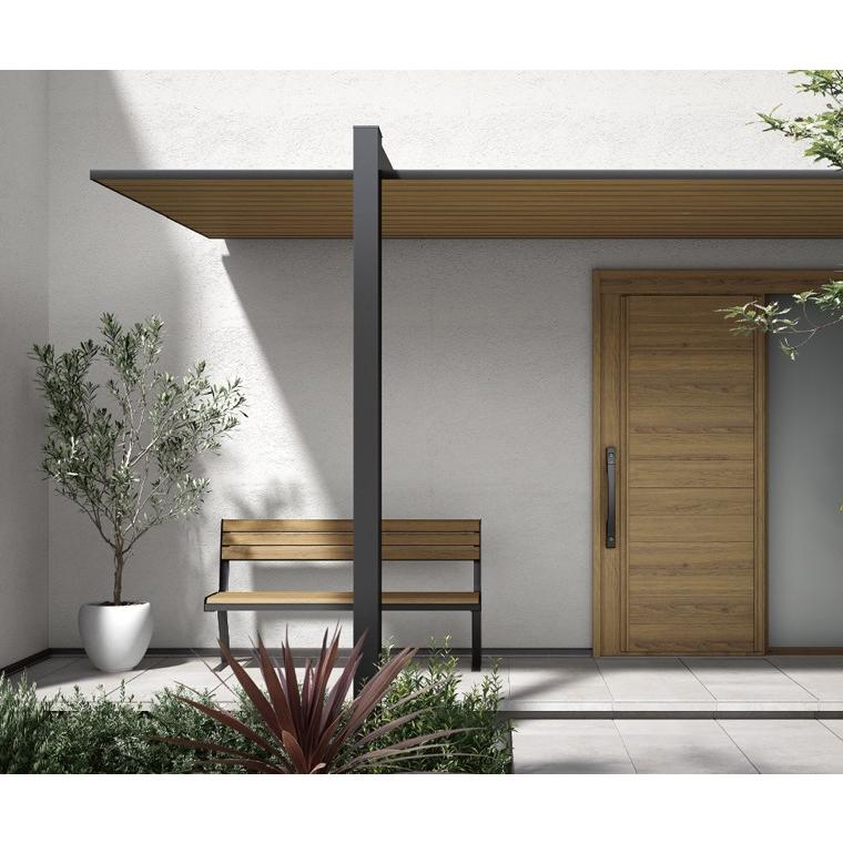 LIXIL（リクシル） テラス屋根 工事付 テラスSC 間口2間×奥行6尺 
