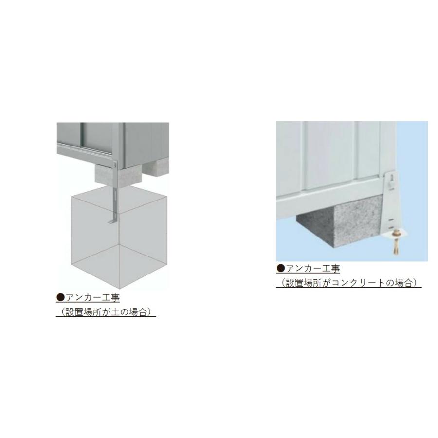 イナバ物置 シンプリー フランネルグレー色 MJX-179EF(EPF) 標準組立付 稲葉製作所/収納庫/タイヤ/人気/おすすめ/リフォーム｜ex-tama｜16