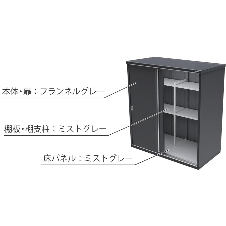 イナバ物置 シンプリー フランネルグレー色 MJX-179EF(EPF) 標準組立付 稲葉製作所/収納庫/タイヤ/人気/おすすめ/リフォーム｜ex-tama｜04