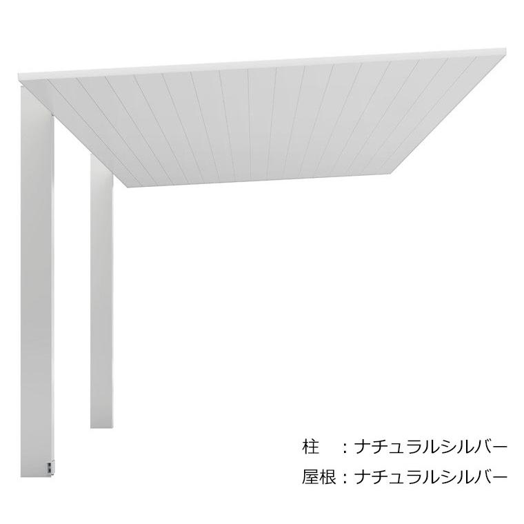 サイクルポート 工事付 カーポートSCミニ 21-29 ロング柱H25 アルミ形材色 基本工事費込み LIXIL リクシル 駐輪場屋根 自転車置き場 バイク 屋根 後付け 人気_4