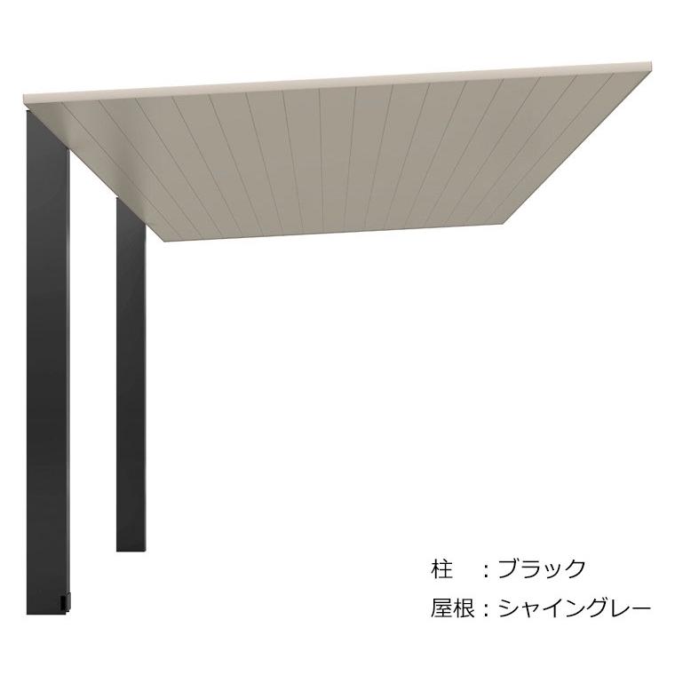サイクルポート 工事付 カーポートSCミニ 21-29 ロング柱H25 アルミ形材色 基本工事費込み LIXIL リクシル 駐輪場屋根 自転車置き場 バイク 屋根 後付け 人気_6