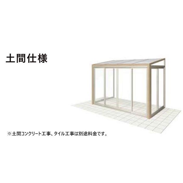 ガーデンルーム GF 工事付 土間仕様 間口1.5間×奥行6尺 テラスサッシ ポリカ屋根材 基本工事費込み「LIXIL/リクシル」サンルーム 人気 リフォーム｜ex-tama｜02