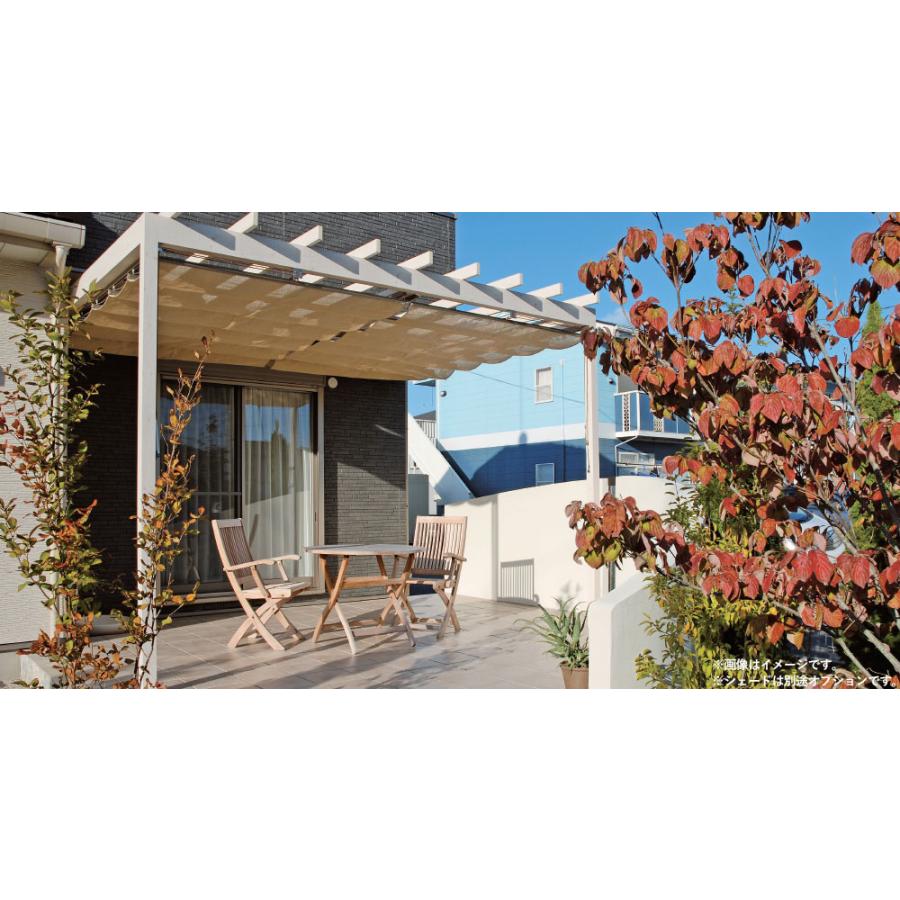 タカショー パーゴラポーチ 独立タイプ 間口2間×奥行4尺 ラッピング