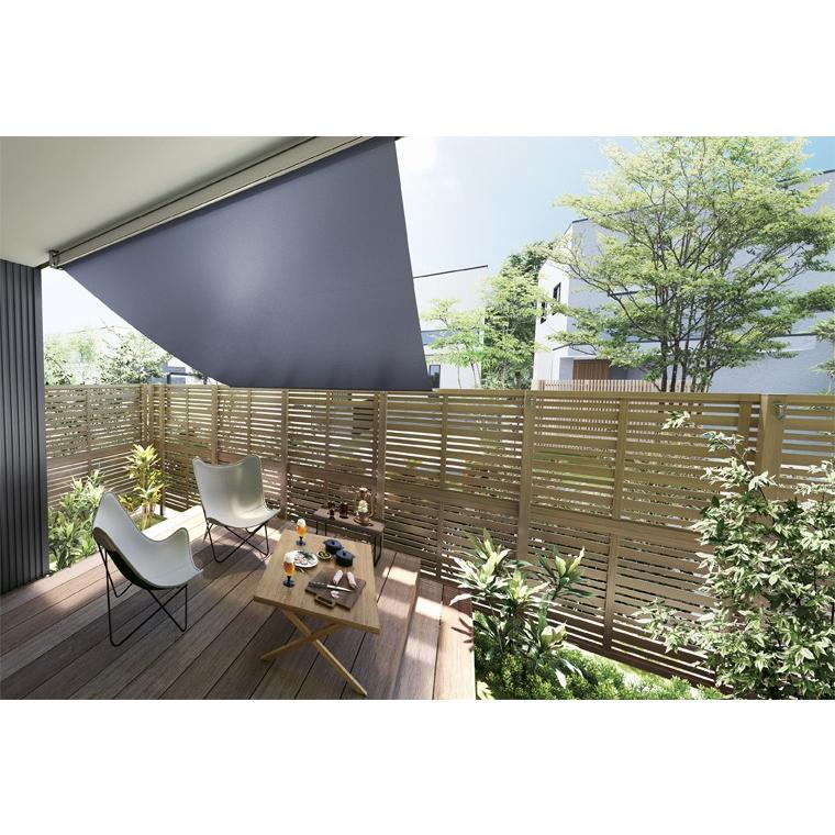 スタイルシェード リクシル デザインタイプ 18628 W2030×H3030 1枚 フック固定タイプ 基本工事費込み 枠付/壁付/日除け/屋外/後付け/窓/天井/LIXIL/フック