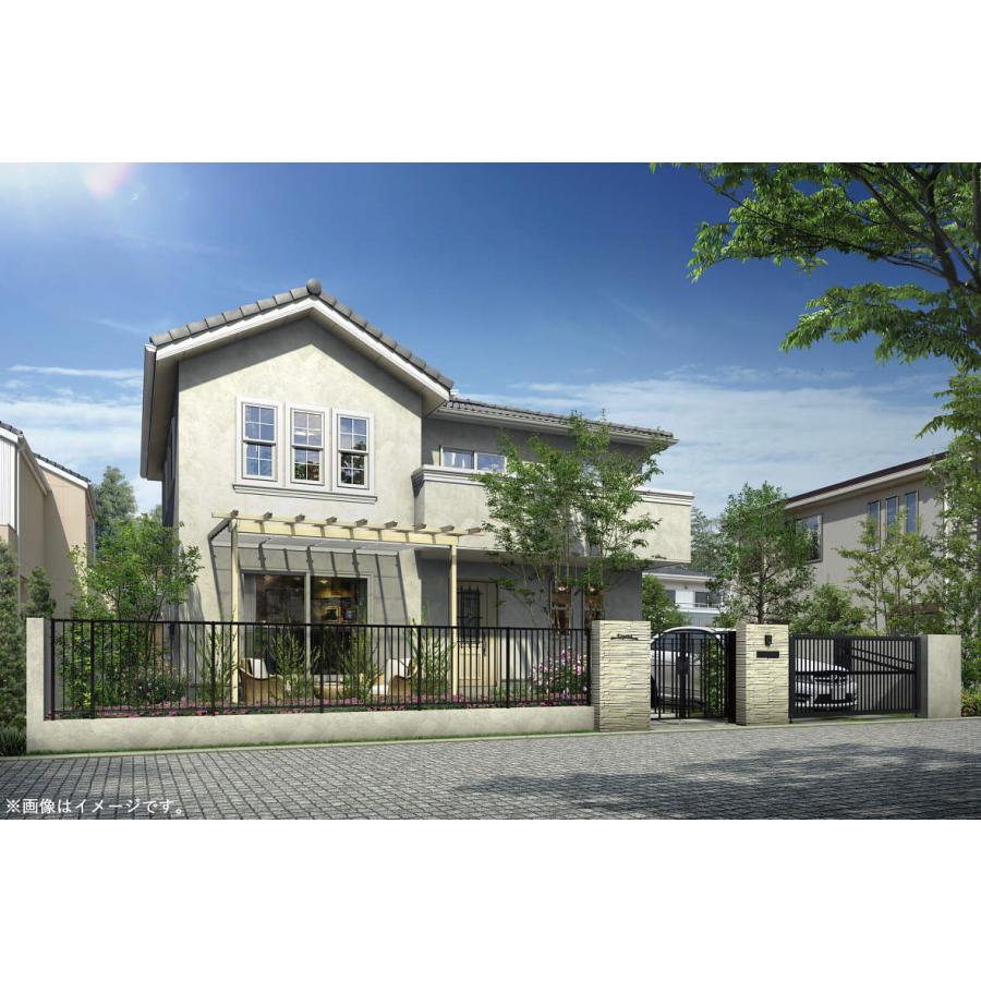 テラス屋根 サザンテラス パーゴラタイプ 間口1間×奥行8尺 ポリカ屋根材 YKKAP 基本工事費込み テラス 屋根 木調 木目調 後付け 物干し おしゃれ 雨よけ_9