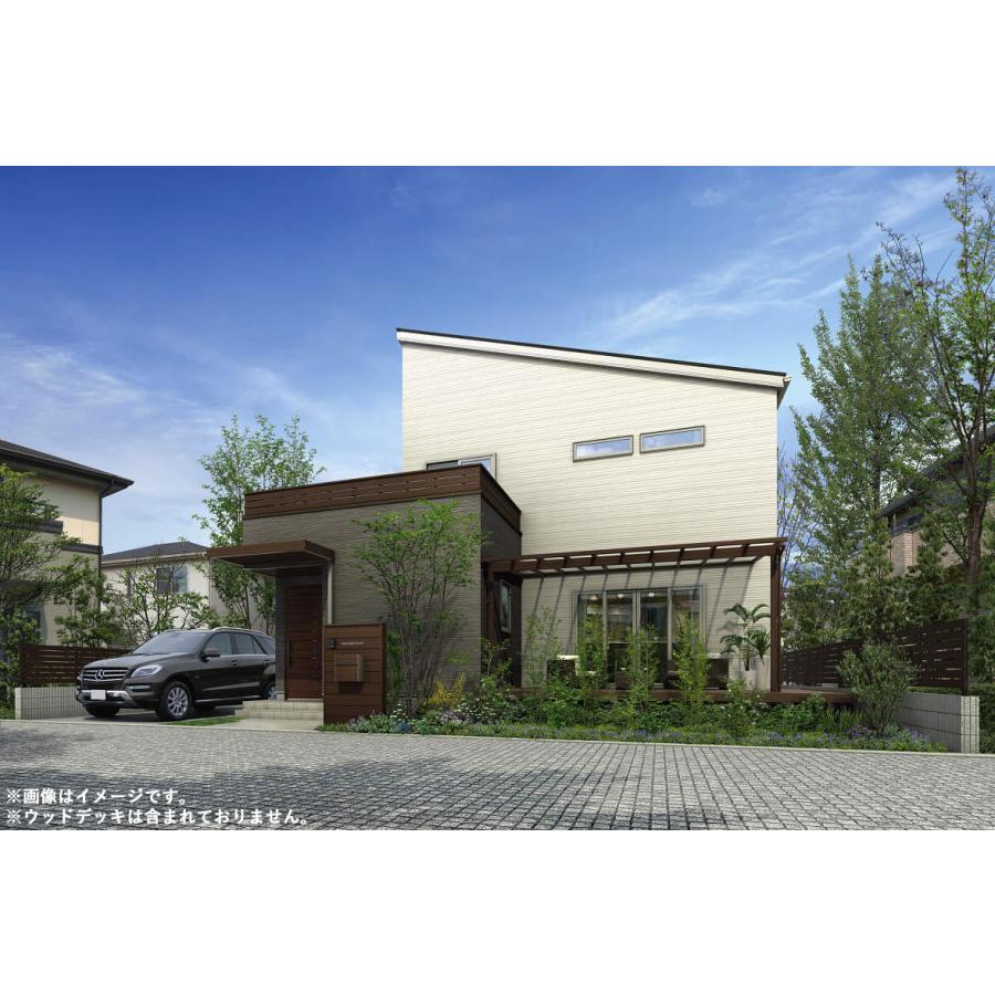 テラス屋根 サザンテラス フレームタイプ 間口1.5間×奥行7尺 ポリカ屋根材 YKKAP 基本工事費込み テラス 屋根 木調 木目調 後付け 物干し おしゃれ 雨よけ