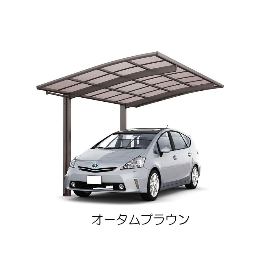 カーポート 1台 工事付 ネスカR 1台用 24-54型 ロング柱H25 ポリカ屋根材 基本工事費込み LIXIL/リクシル/ネスカr/ミニ/1台/駐車場/屋根/雨樋/日よけ/おしゃれ_6
