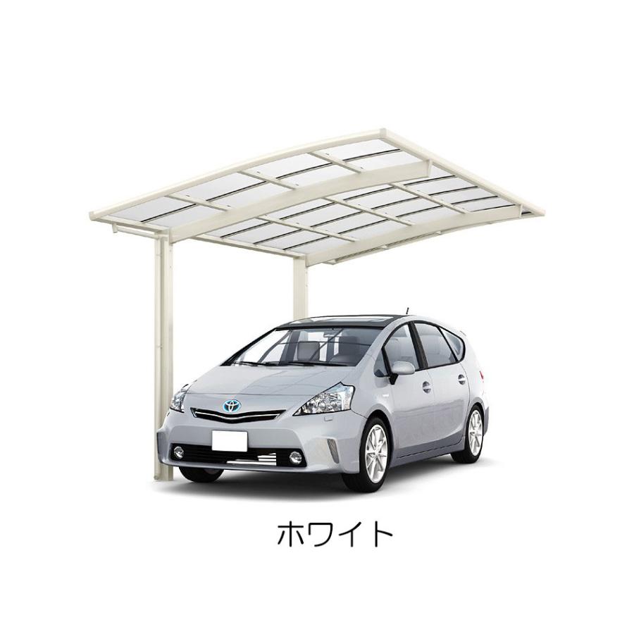 カーポート 1台 工事付 ネスカR 1台用 24-54型 ロング柱H25 ポリカ屋根材 基本工事費込み LIXIL/リクシル/ネスカr/ミニ/1台/駐車場/屋根/雨樋/日よけ/おしゃれ_8