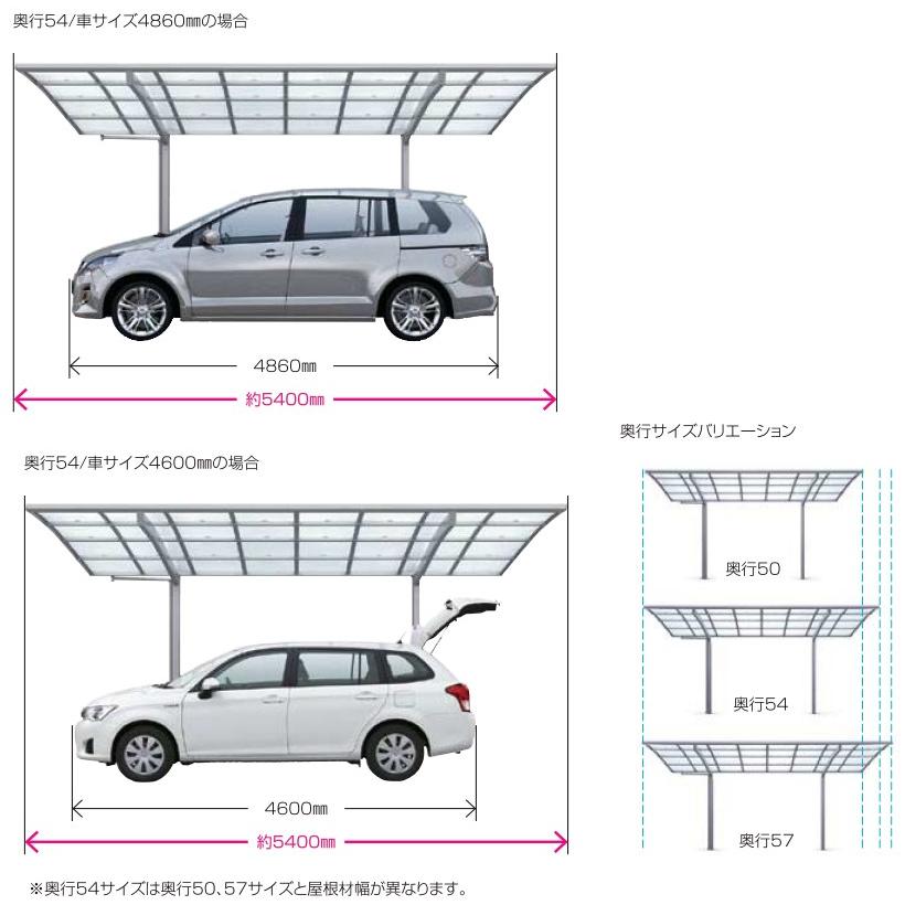 1台 工事付 ネスカF 1台用 30-57型 標準柱H22 ポリカ屋根材 基本工事費込み LIXIL/リクシル/ネスカf/ミニ/1台/駐車場/屋根/雨樋/日よけ/おしゃれ 【bussan】