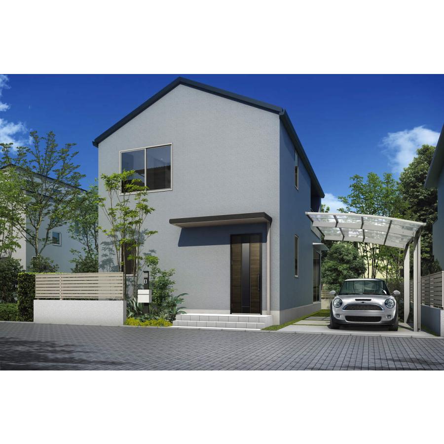 カーポート 1台用 工事付 アリュース600タイプ 51-24型 H25柱 熱線遮断ポリカ屋根材 基本工事費込み YKK AP 駐車場 駐輪場 屋根 雨よけ 後付け おしゃれ 人気_1