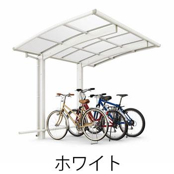 サイクルポート アリュース ミニ 600タイプ 奥行43-間口21 H25柱 ポリカ屋根材 基本工事費込み YKKAP 駐輪場屋根 自転車置き場屋根 おしゃれ 後付け 人気_5