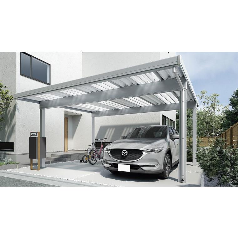 カーポートST カーポート 1台用 工事付 3000タイプ W30-L55型 カーポートST カーポート 1台用 工事付 3000タイプ W30-L55型