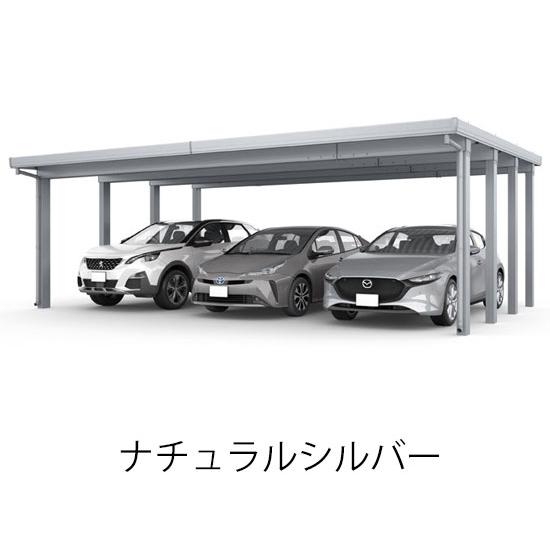 カーポート 3台用 工事付 カーポートST 3000タイプ W80-L60型 標準柱 基本工事費込み LIXIL リクシル 3台 駐車場 屋根 後付け 車庫 スチール折板 人気_4