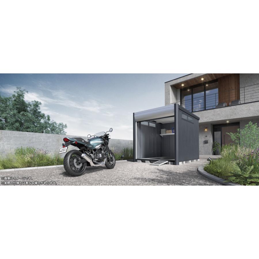 イナバ物置 バイク保管庫 アルシアフィット DM-2626HYA 床付 一般型