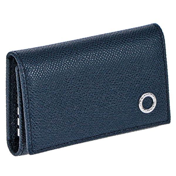 ブルガリ キーケース Bvlgari メンズ ブルガリブルガリ マン レザー Grain Denim Sapphire ネイビー Www Donabeija Pt