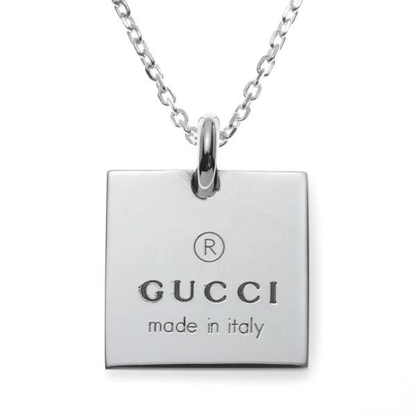 残りわずか グッチ ネックレス Gucci ペンダント アクセサリー メンズ レディース プレート J8400 8106 格安 Artech Mi It