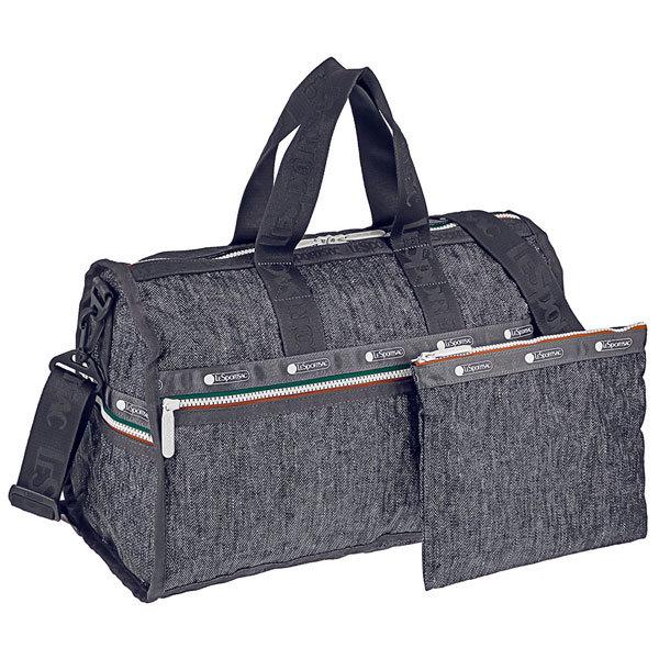気質アップ レスポートサック ボストンバッグ Lesportsac ポーチ付 7184 F402 Sporty Denim Medium Weekender ミディアムウィークエンダー 旅行用かばん 高い品質 Zoetalentsolutions Com