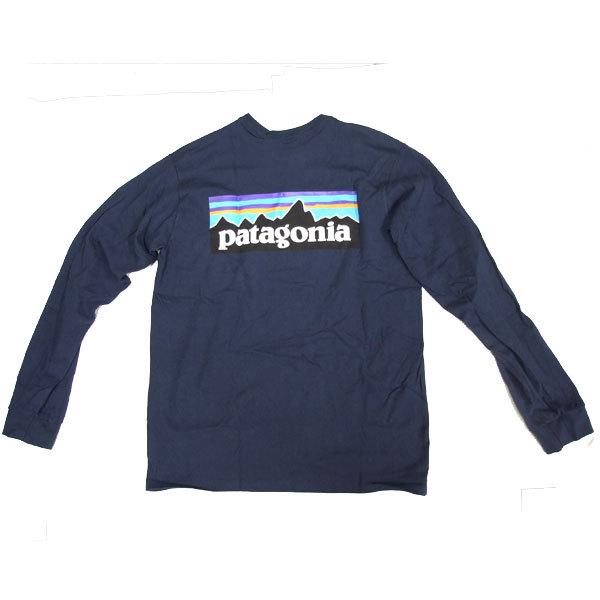 パタゴニア ロングtシャツ Patagonia 長袖 メンズ レディース ロングスリーブ P 6ロゴ レスポンシビリティー Classic Navy Cny ネイビー 最新入荷