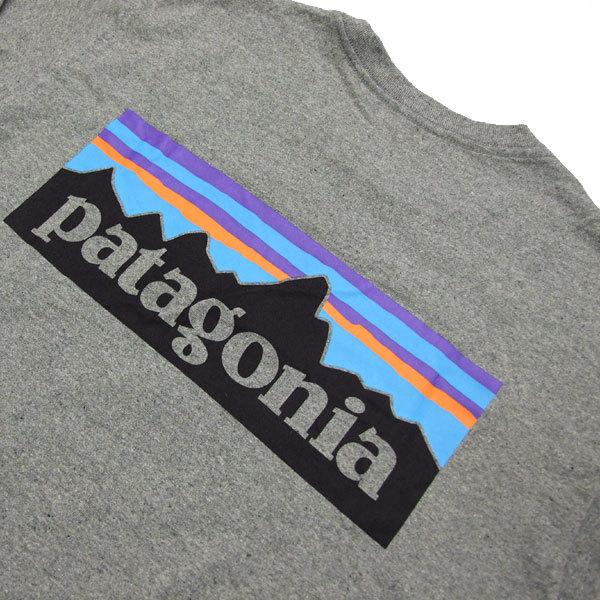 パタゴニア Tシャツ Patagonia 長袖 ロングtシャツ メンズ レディース ロングスリーブ P 6ロゴ レスポンシビリティー Glh Gravel Heather グレー 代引き不可