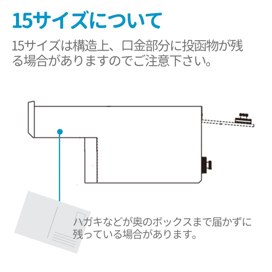 郵便ポスト 埋め込み エクステリアポストG3型 2段ブロック用 YKK  前入れ後ろ出し ダイヤル錠 おしゃれ 郵便受け 鍵付き｜ex-trim｜20