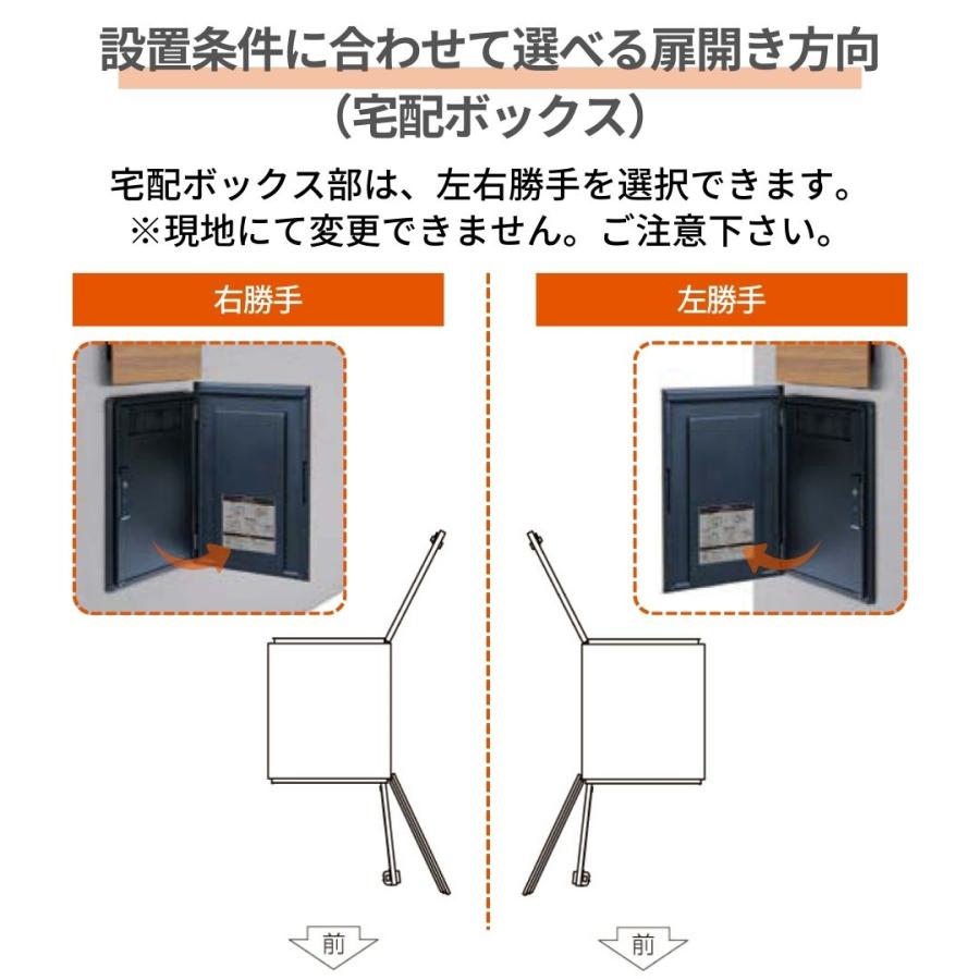 LIXIL（リクシル） 宅配ボックス ポスト一体型 ボックスセットKN｜複数